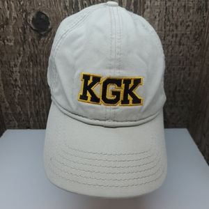 KGK Memorial 2007 Beige Adjustable Denim Strapback Hat Cap One Size Embroidered